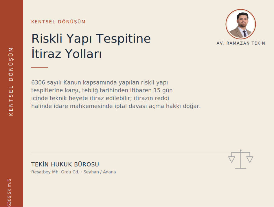Kentsel Dönüşüm riskli yapılar