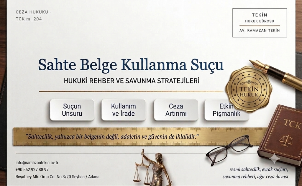 Sahte Belge Kullanma Suçu