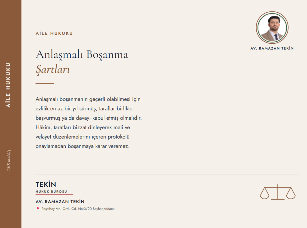 anlaşmalı boşanma